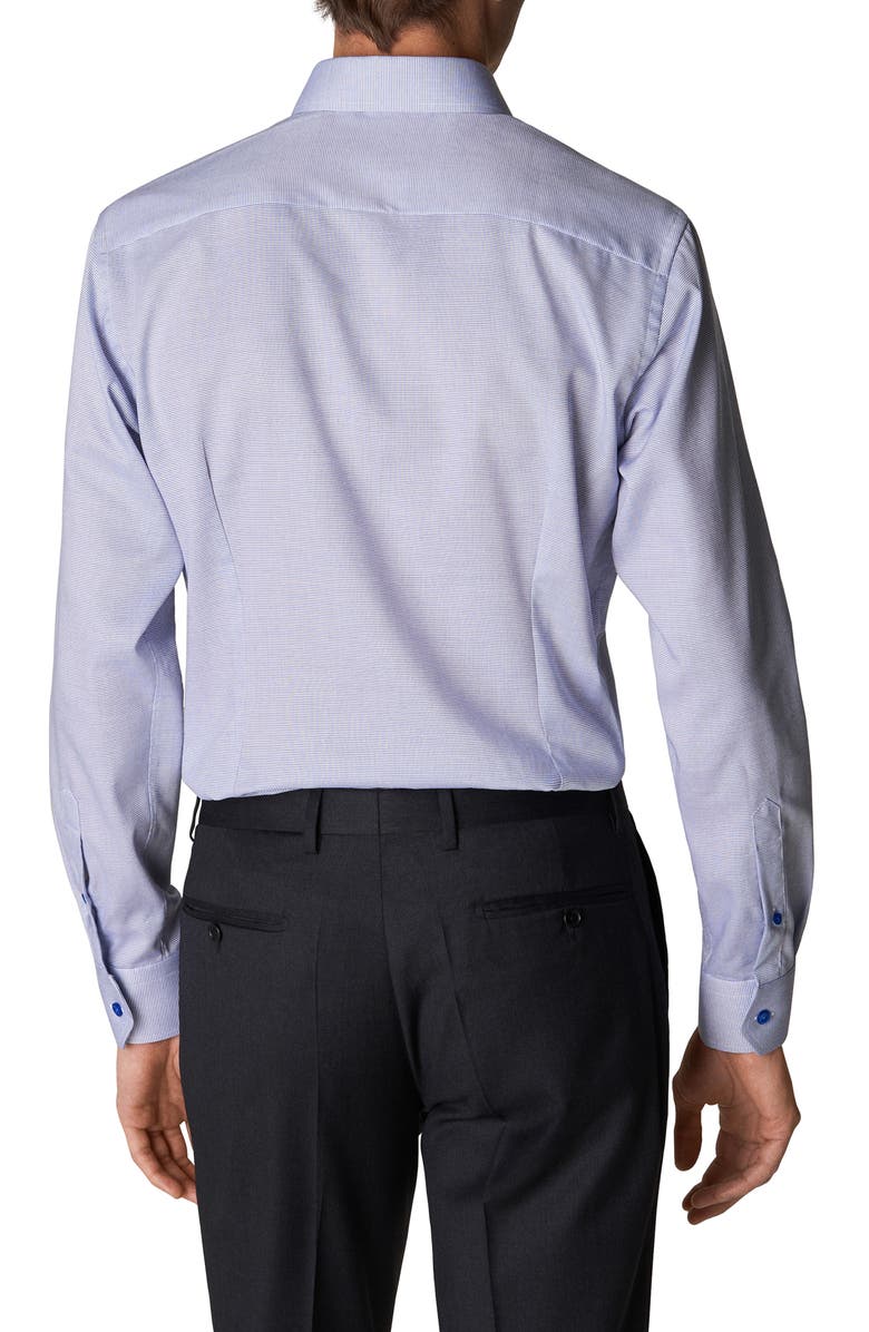 Eton Contemporary Fit Textured Solid Dress Shirt, Alternate, color, 