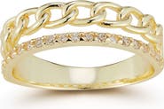CHLOE AND MADISON Link Band Ring