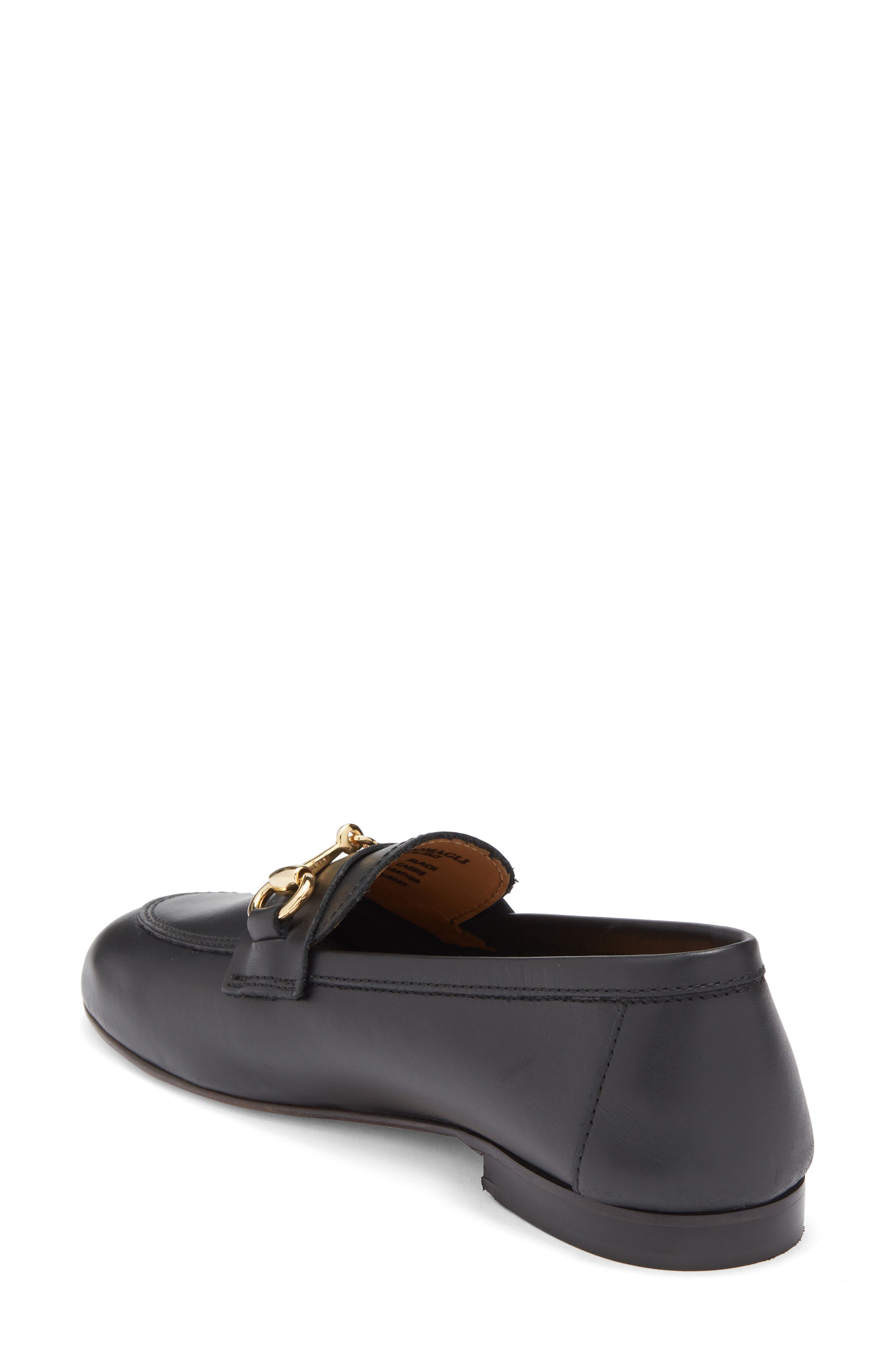 Bruno Magli Cassie Bit Loafer, Alternate, color, Black