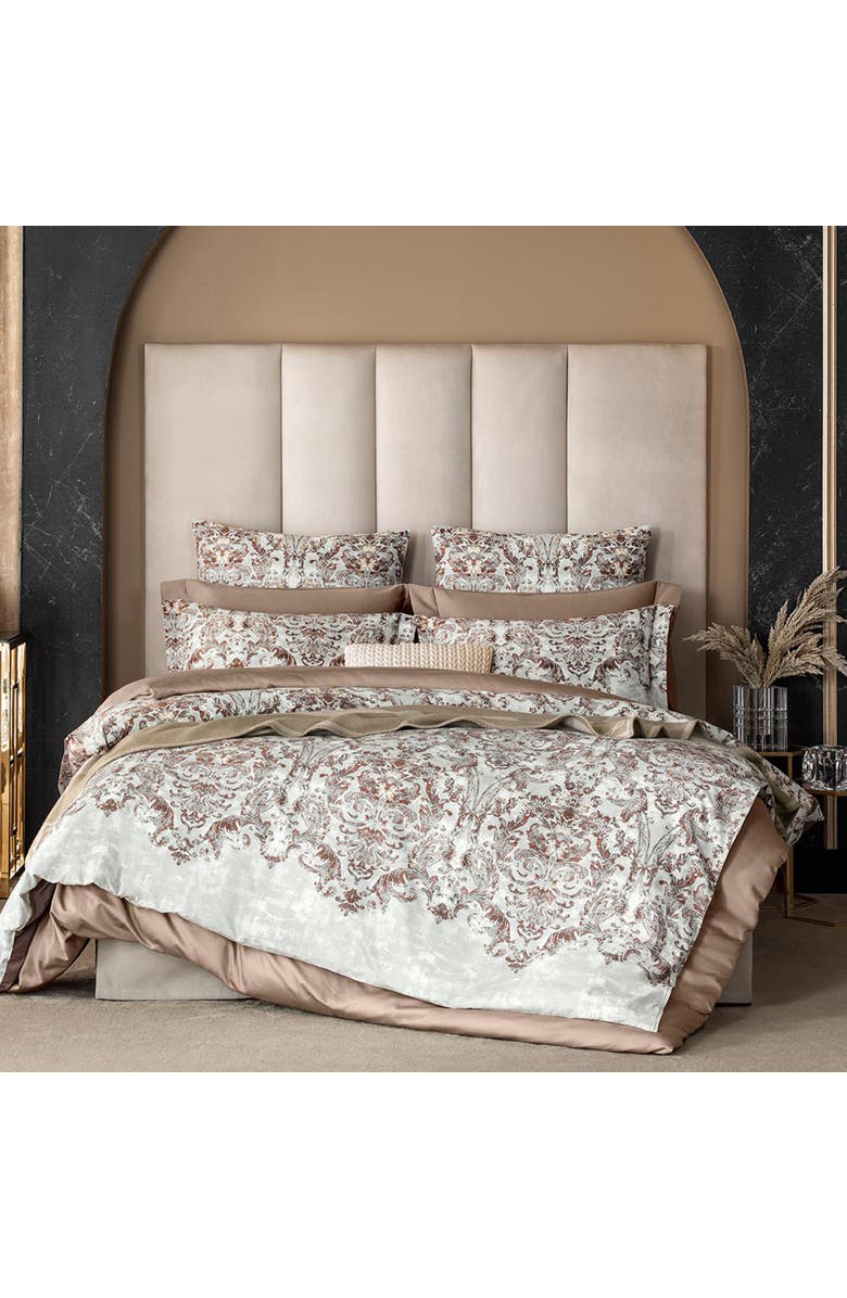 Togas Shelton Duvet Cover, Main, color, Brown