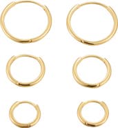 st. Moran Vega Set of 3 Hoop Earrings
