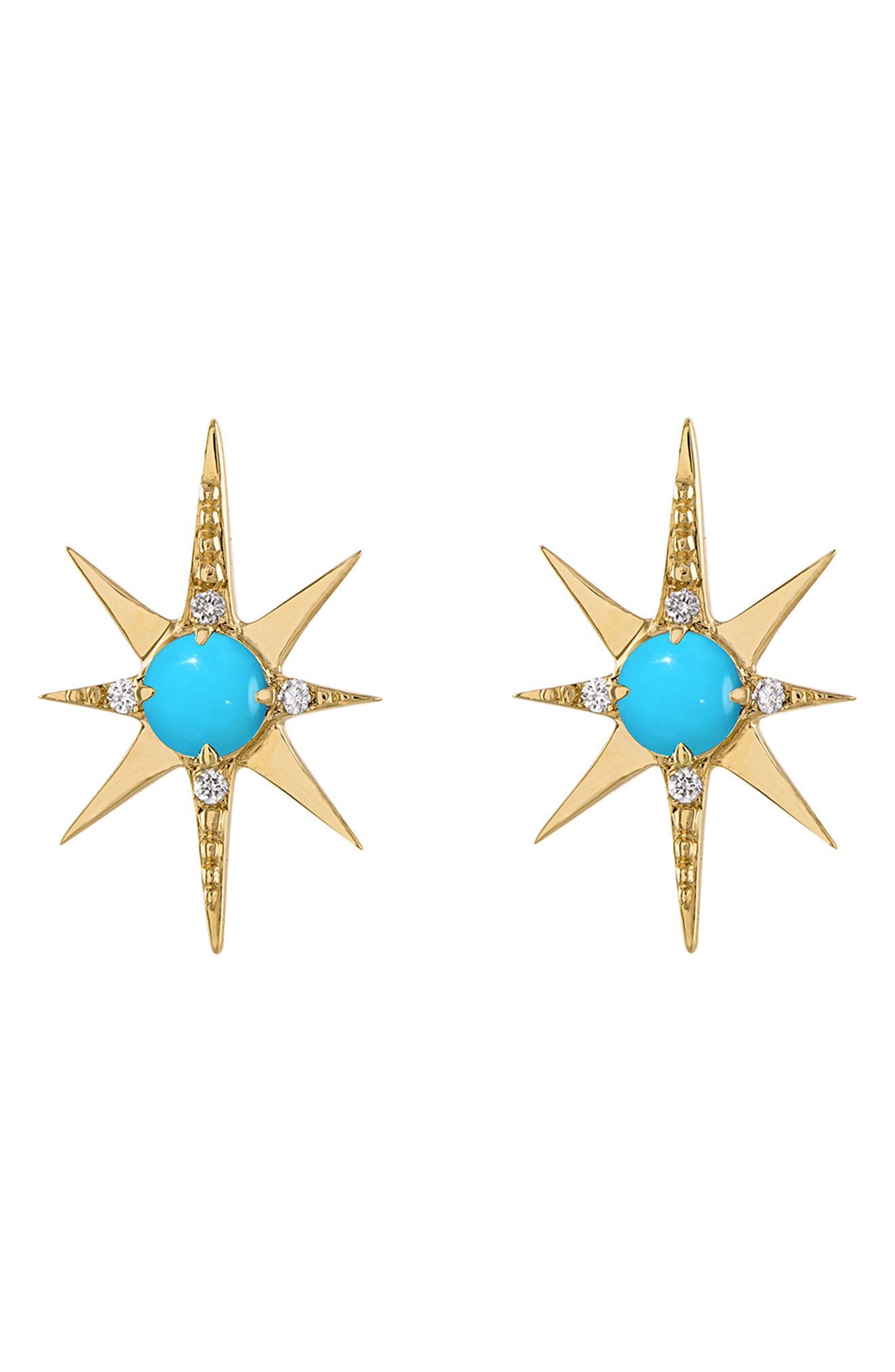 YELLOW GOLD - TURQUOISE
