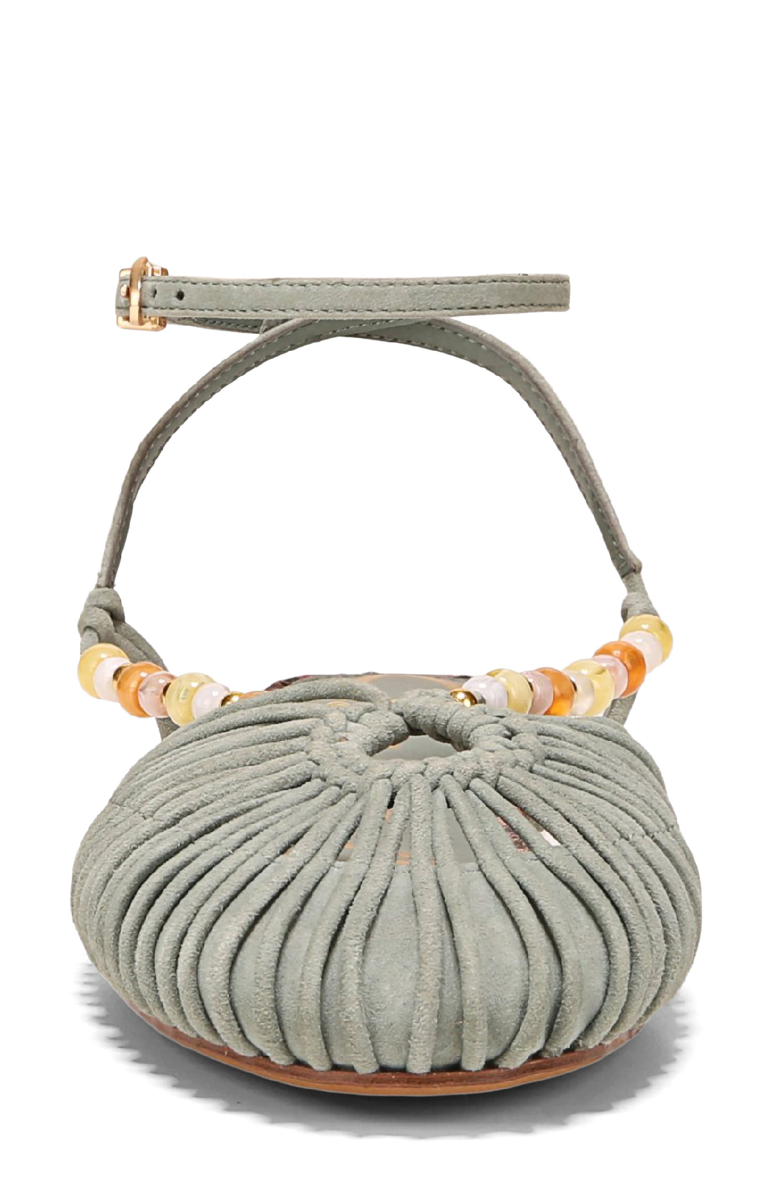 Kassie Ankle Strap Flat, Alternate, color, CYPRESS VINE