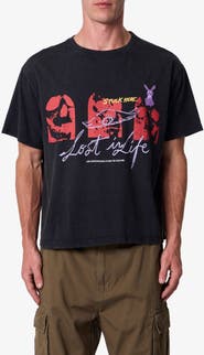 mnml Lost in Life Cotton Graphic T-Shirt