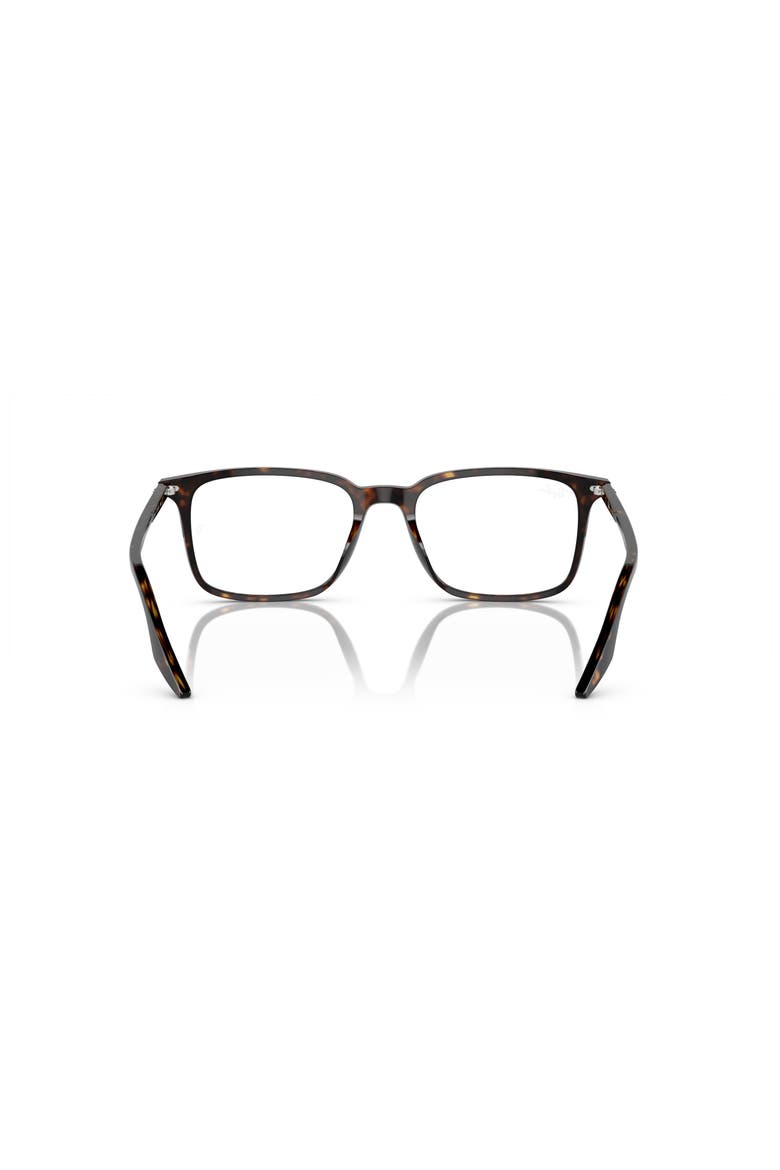 53mm Rectangle optical glasses, Alternate, color, Tortoise