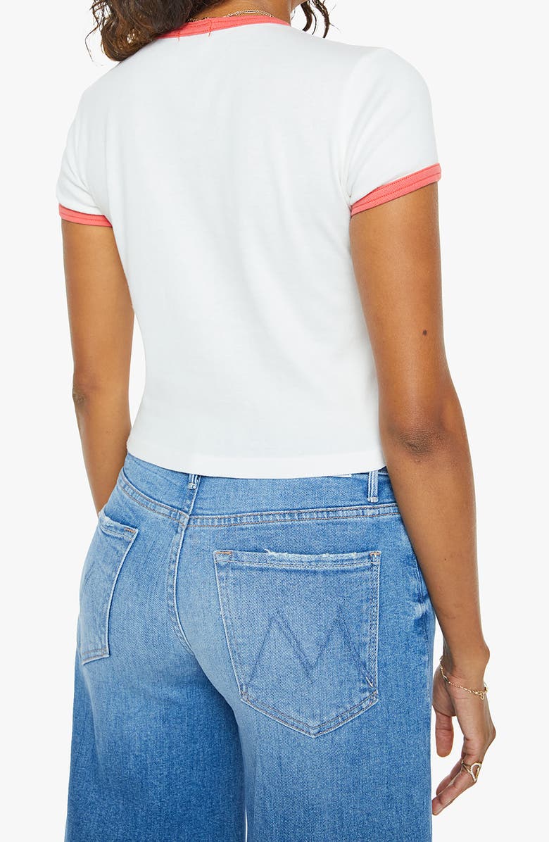 MOTHER The Itty Bitty Cotton Graphic Baby Tee, Alternate, color, Bad Seed