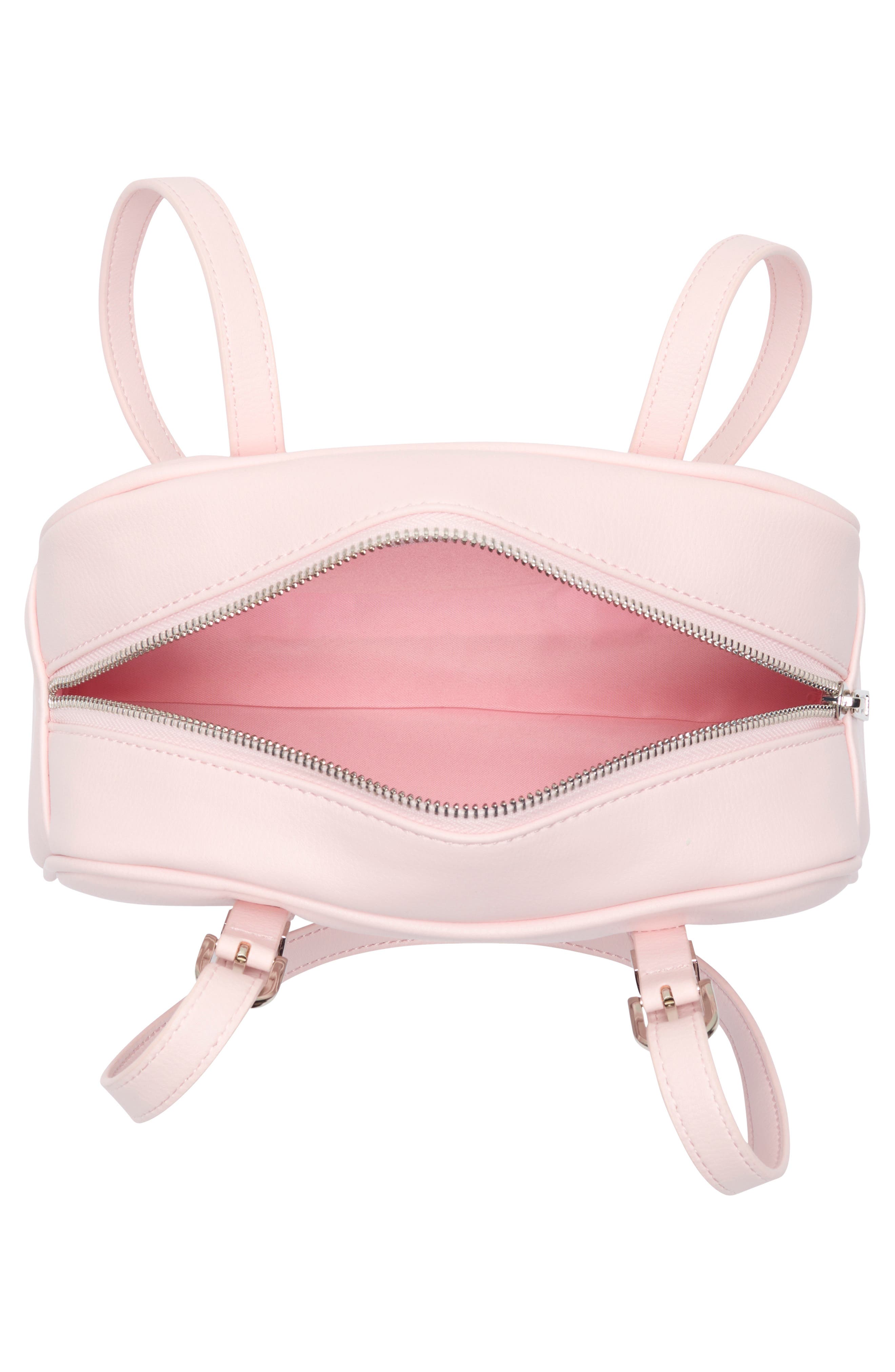 Faux Leather Bowling Bag, Alternate, color, PRIMROSE