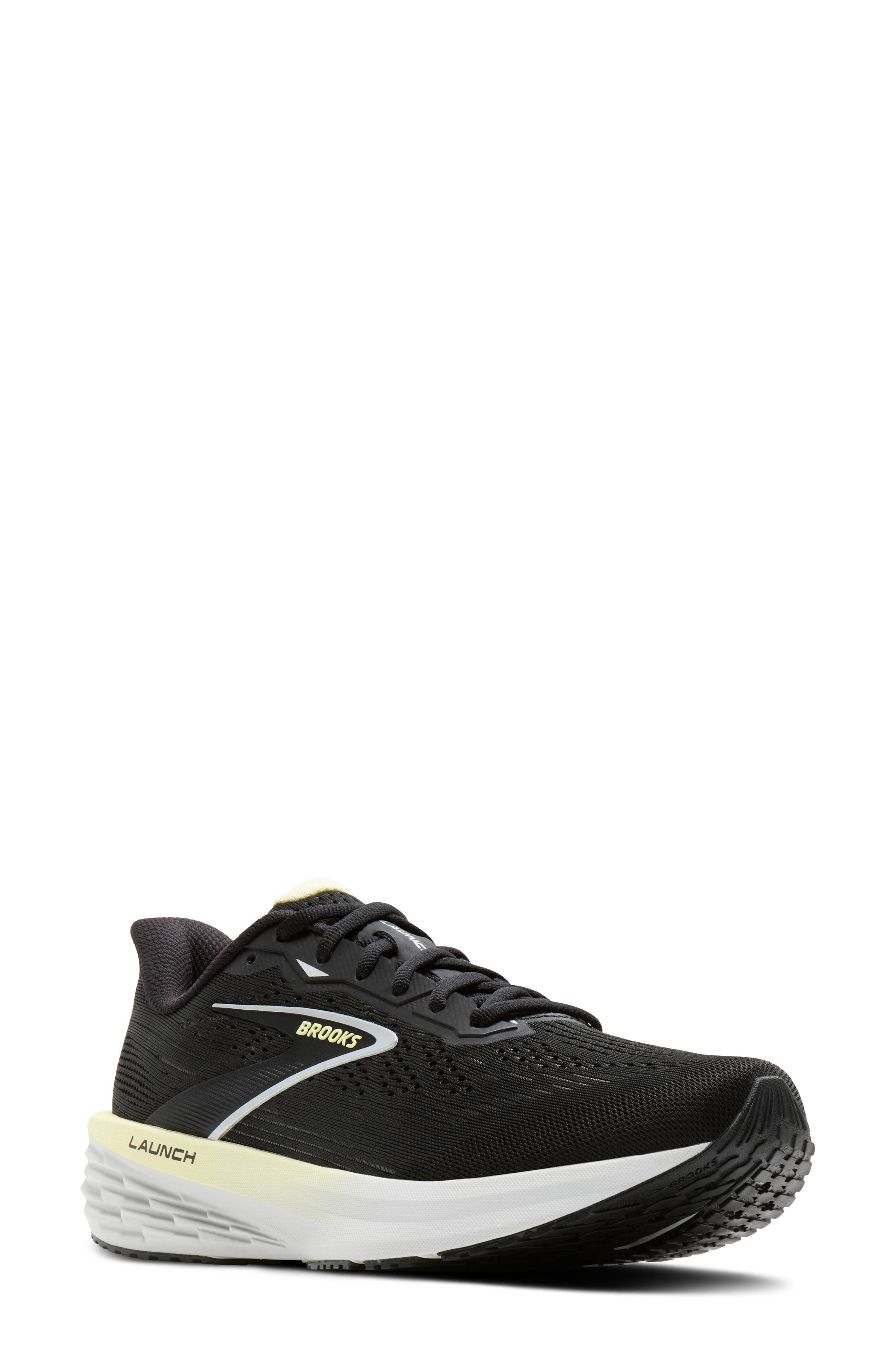 Brooks Launch 12 Running Sneaker, Main, color, Black/Luminary/Oyster
