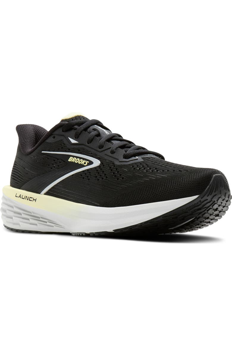 Brooks Launch 12 Running Sneaker, Main, color, Black/Luminary/Oyster