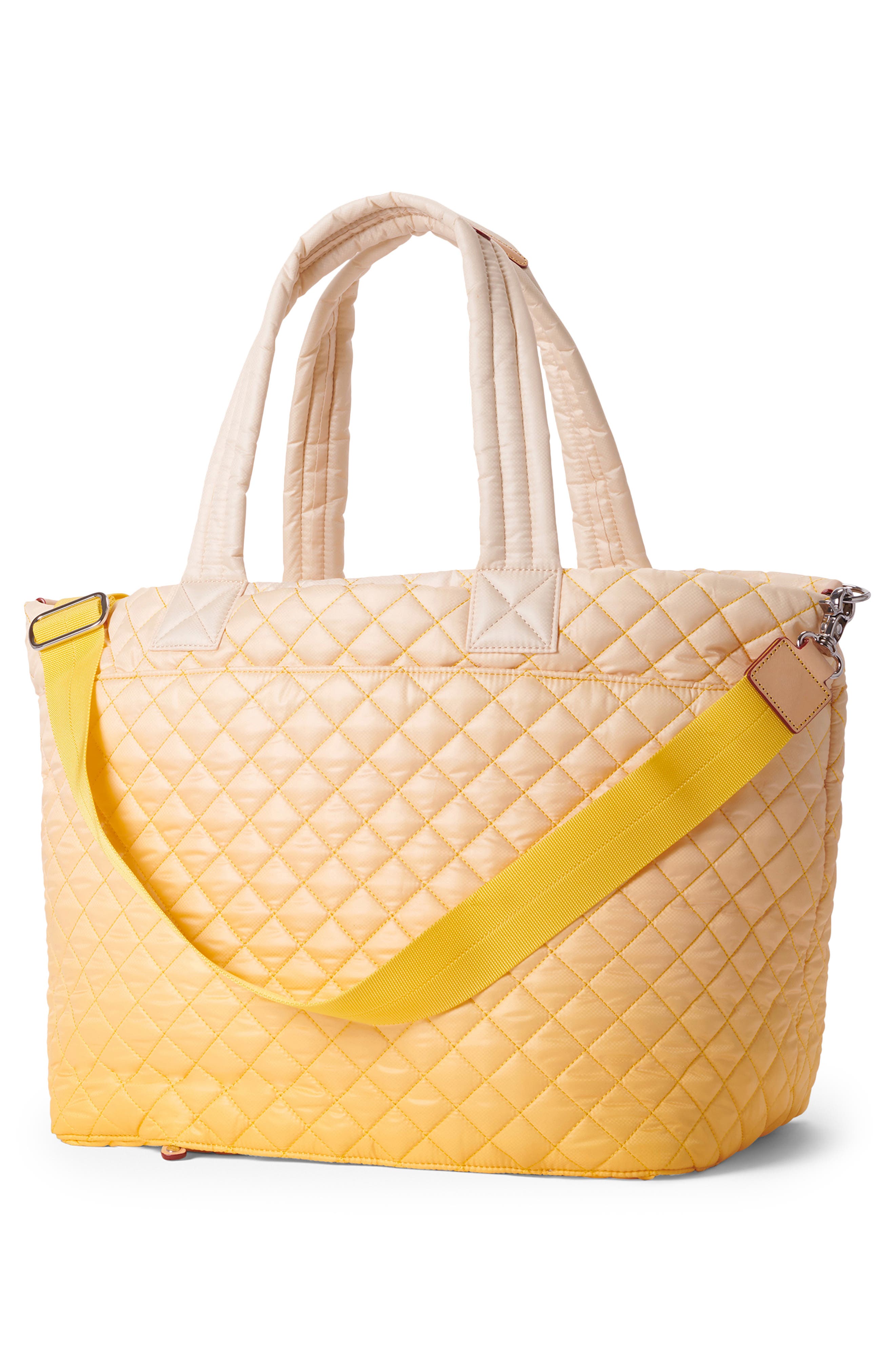 Large Metro Tote Deluxe, Alternate, color, SUNFLOWER OMBRE