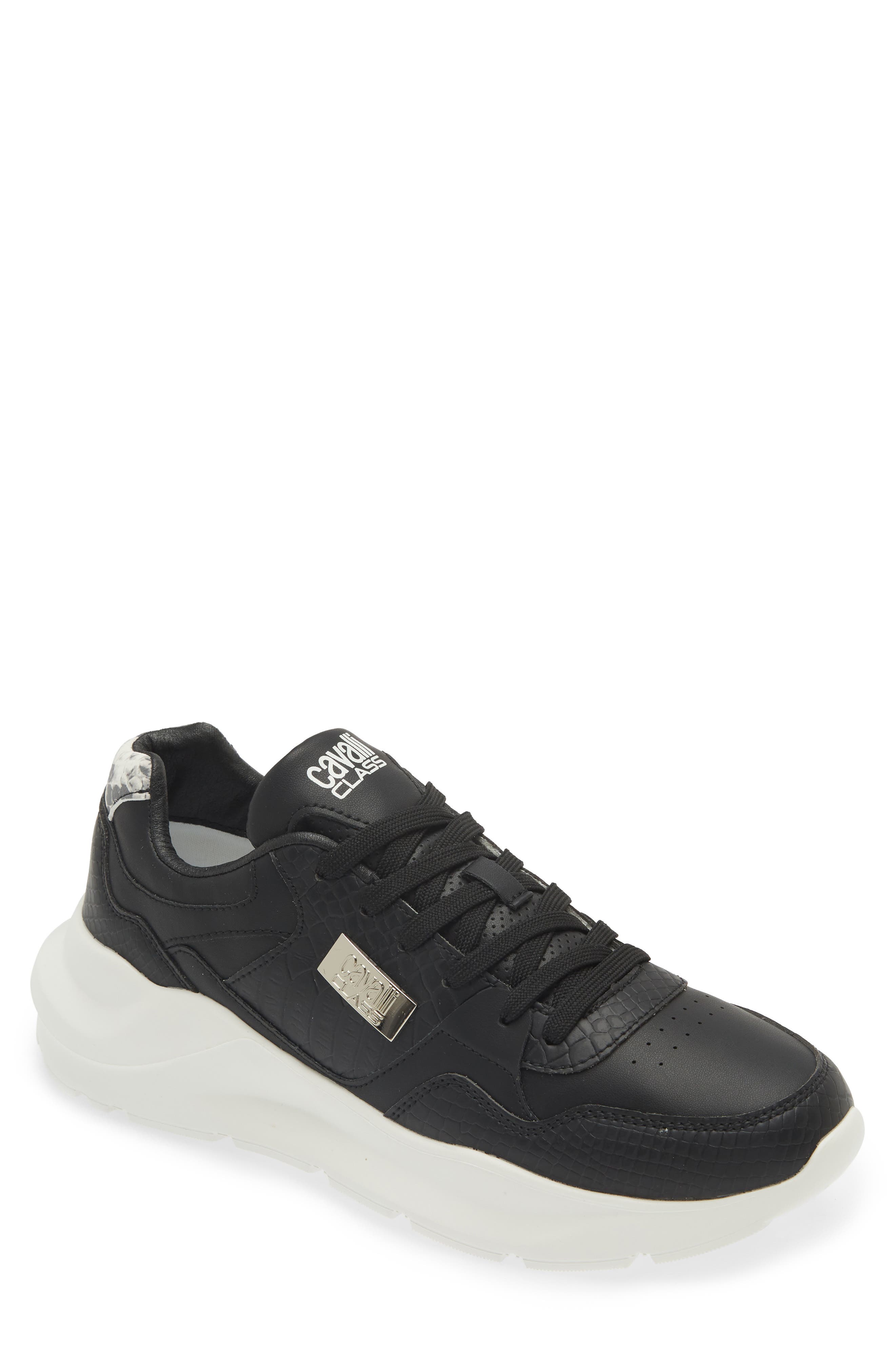 Roberto Cavalli Cavalli Class Chunky Runner Shoe, Main, color, 