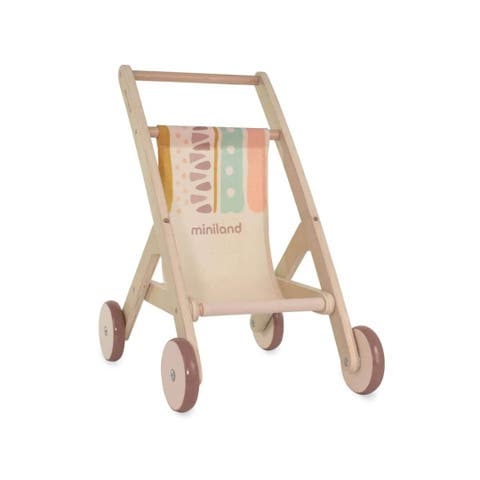 Wooden Doll Stroller