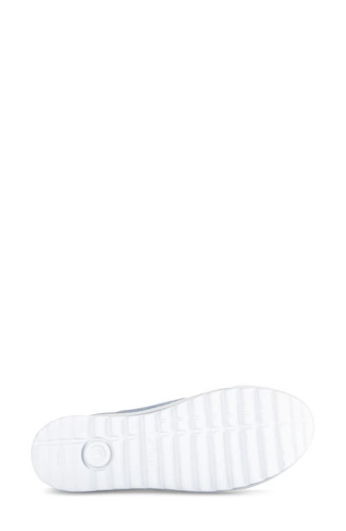 Gabor Low Top Platform Sneaker In Blue