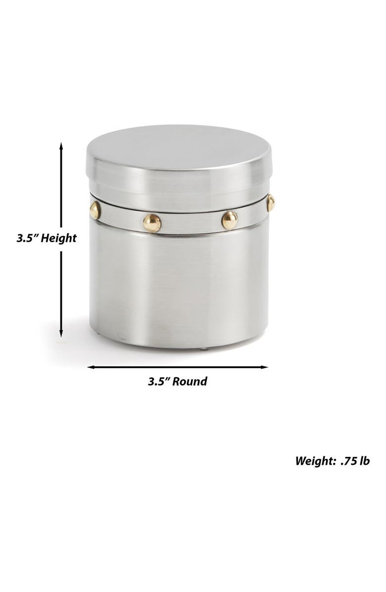ROSELLI TRADING COMPANY Rivets Canister, Alternate, color, Silver