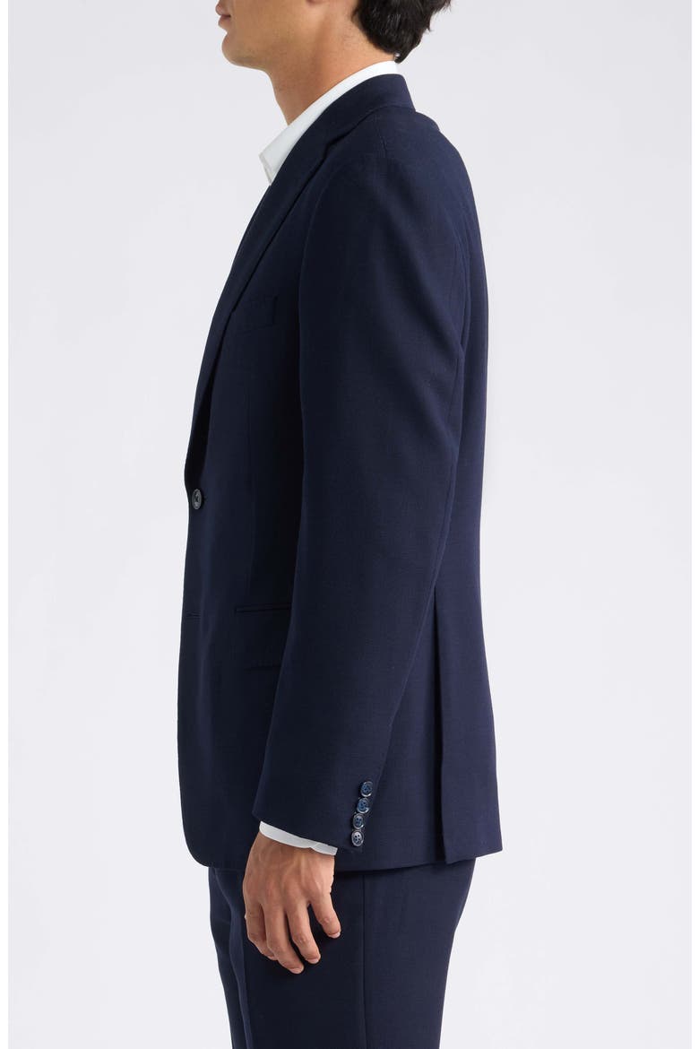 Luxury Performance Stretch Wool Suit Separate Jacket, Alternate, color, NAVY