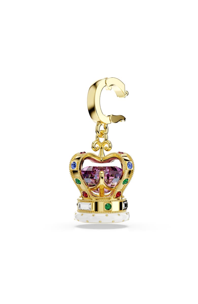 Swarovski Minions<sup>®</sup> Crown Crystal Charm, Alternate, color, Gold/ Multi