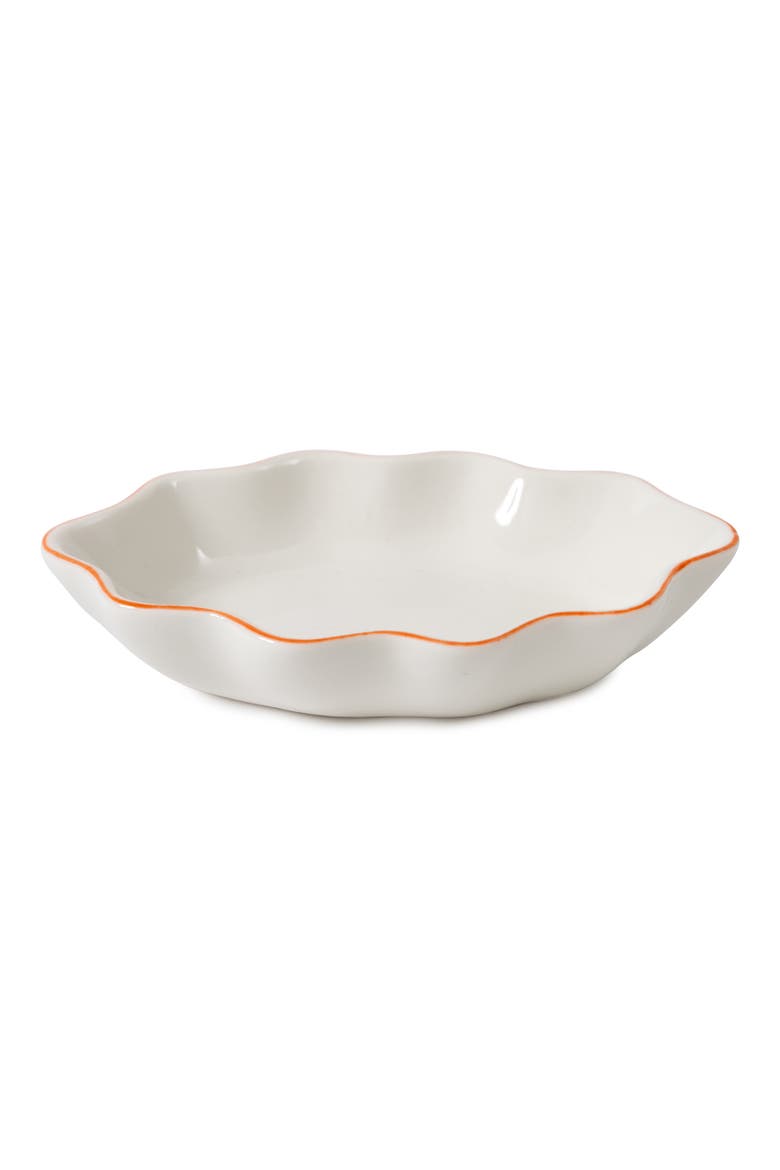 Le Marais Porcelain Soap Dish, Main, color, ORANGE