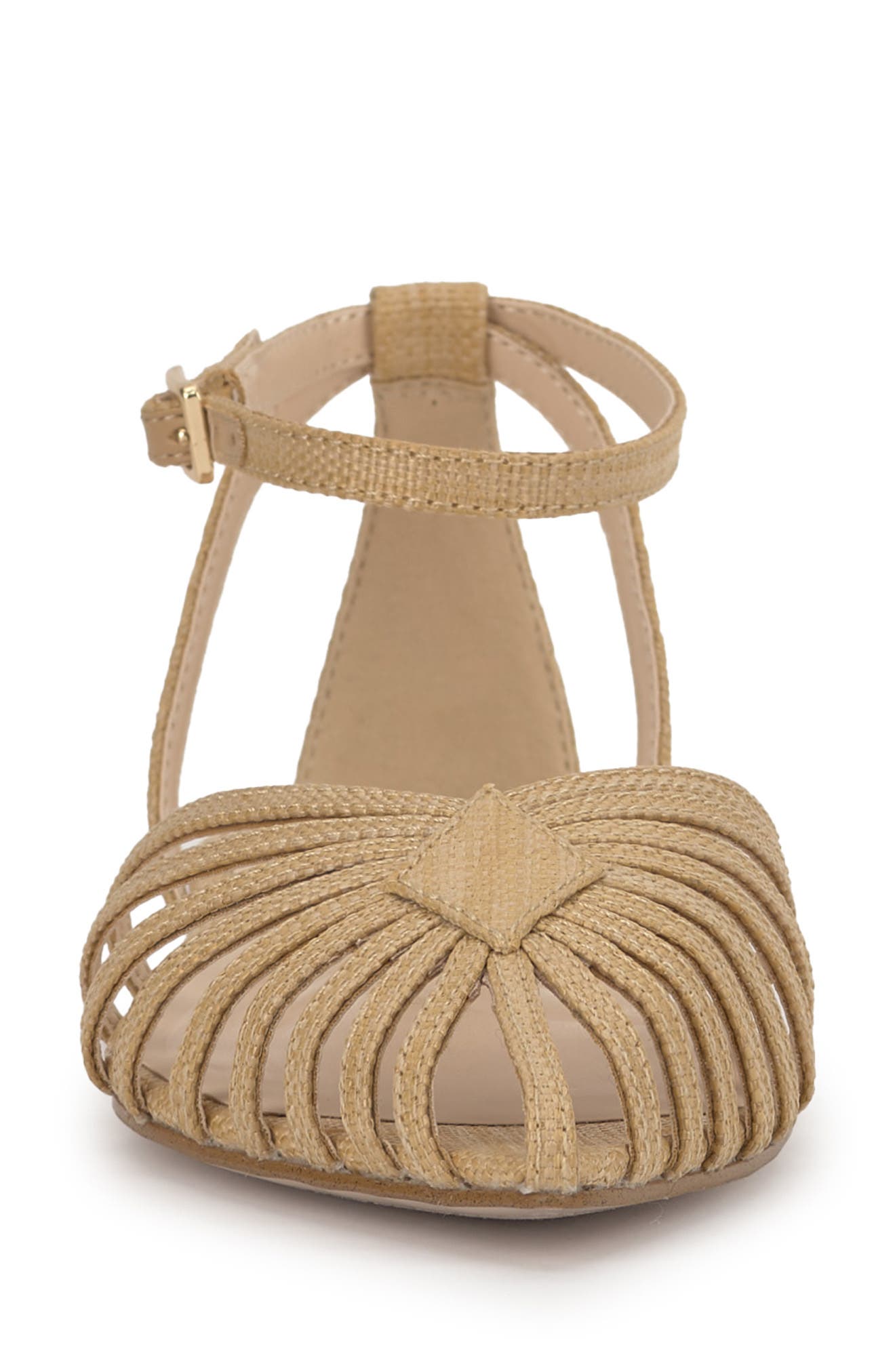 Eulean Ankle Strap Sandal, Alternate, color, NATURAL BEIGE
