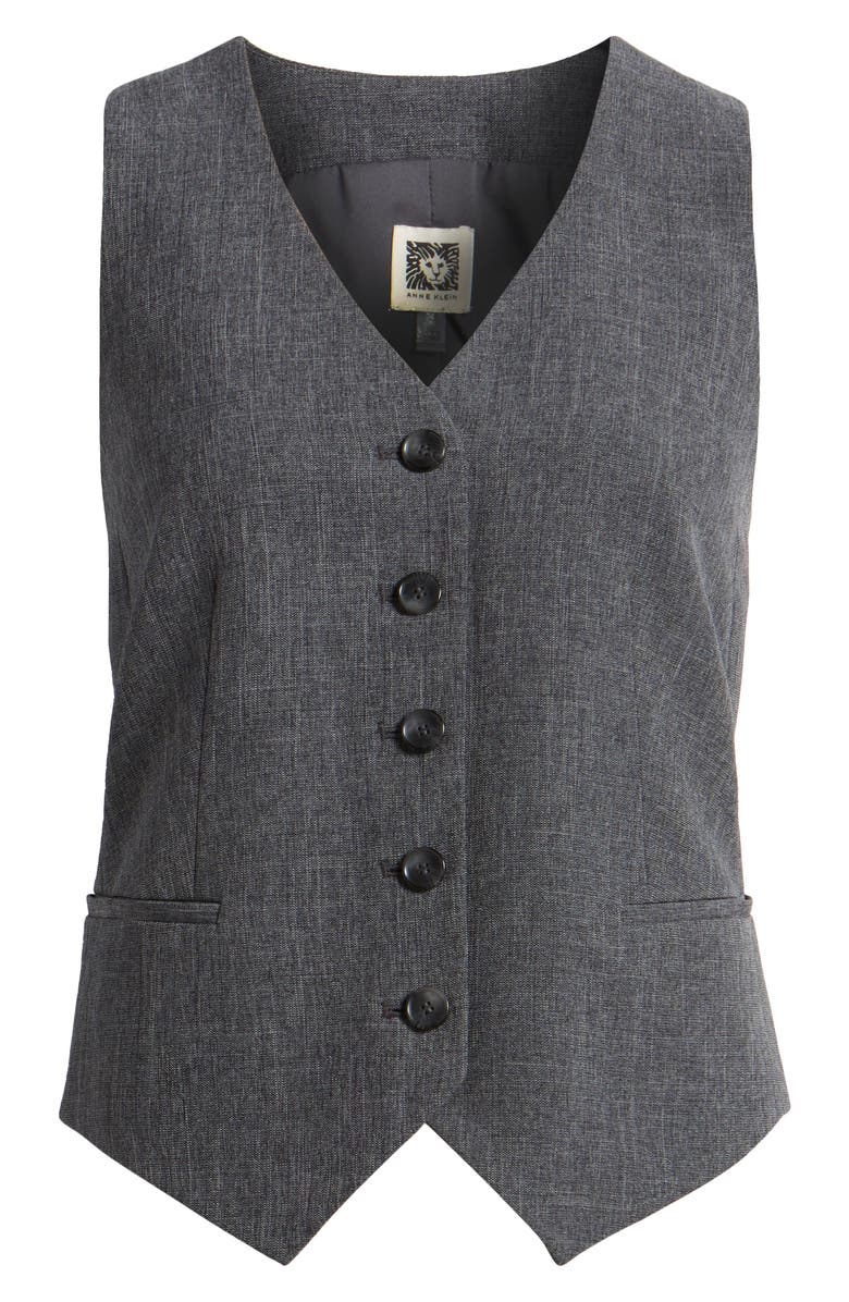 Anne Klein Button-Up Vest, Alternate, color, 