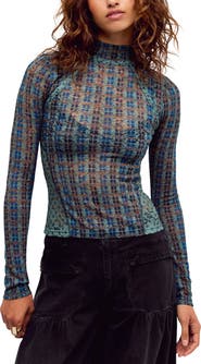Free People Lyric Floral Lace Top