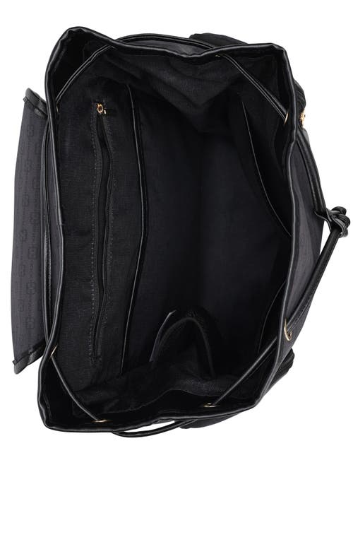 Elle Eleganza 25l Monogram Backpack In Black