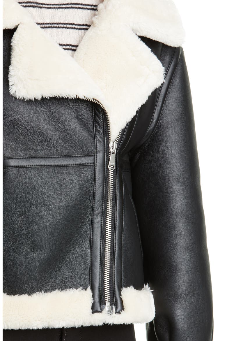 Faux Shearling Jacket, Alternate, color, NOIR MULTI