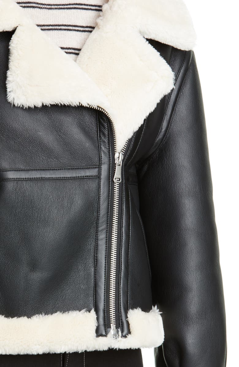 FRAME Faux Shearling Jacket, Alternate, color,