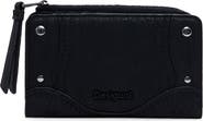 Desigual Medium Embroidered Faux Leather Bifold Wallet
