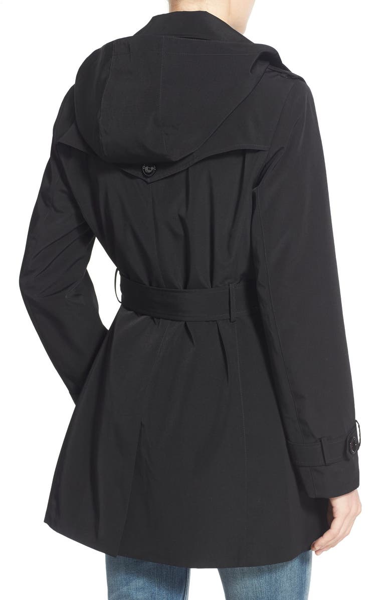 Calvin Klein Double Breasted Trench Coat, Alternate, color,