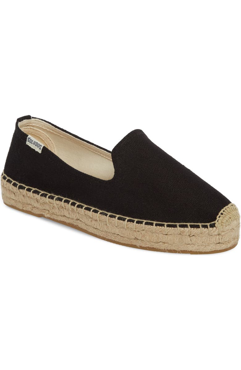Soludos Platform Espadrille Flat, Main, color,