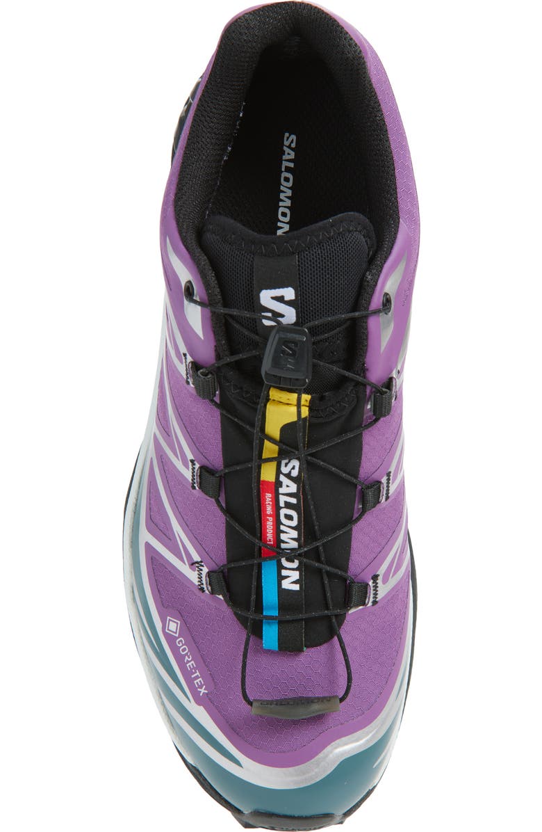 Salomon XT-6 Gore-Tex<sup>®</sup> Waterproof Sneaker, Alternate, color, Concord Grape/ Stormy Weather