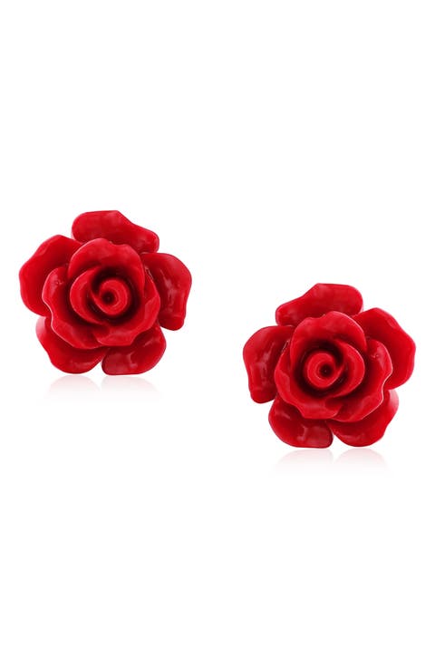 3D Floral Delicate Stud Earrings