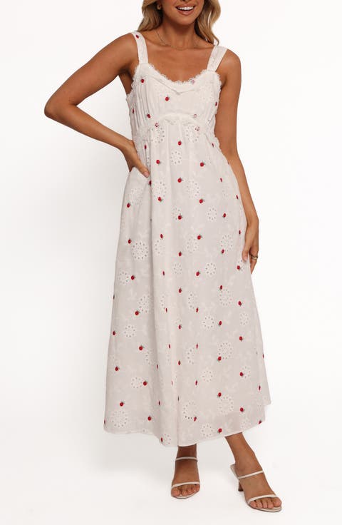 Salli Eyelet Embroidered Sundress