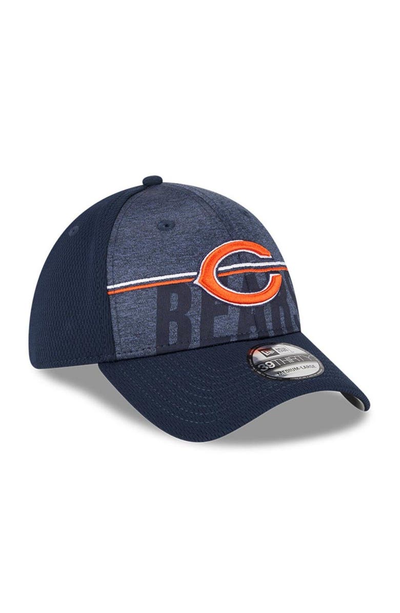New Era Men's New Era Navy Chicago Bears 2023 NFL Training Camp Primary Logo 39THIRTY Flex Fit Hat, Alternate, color, Navy