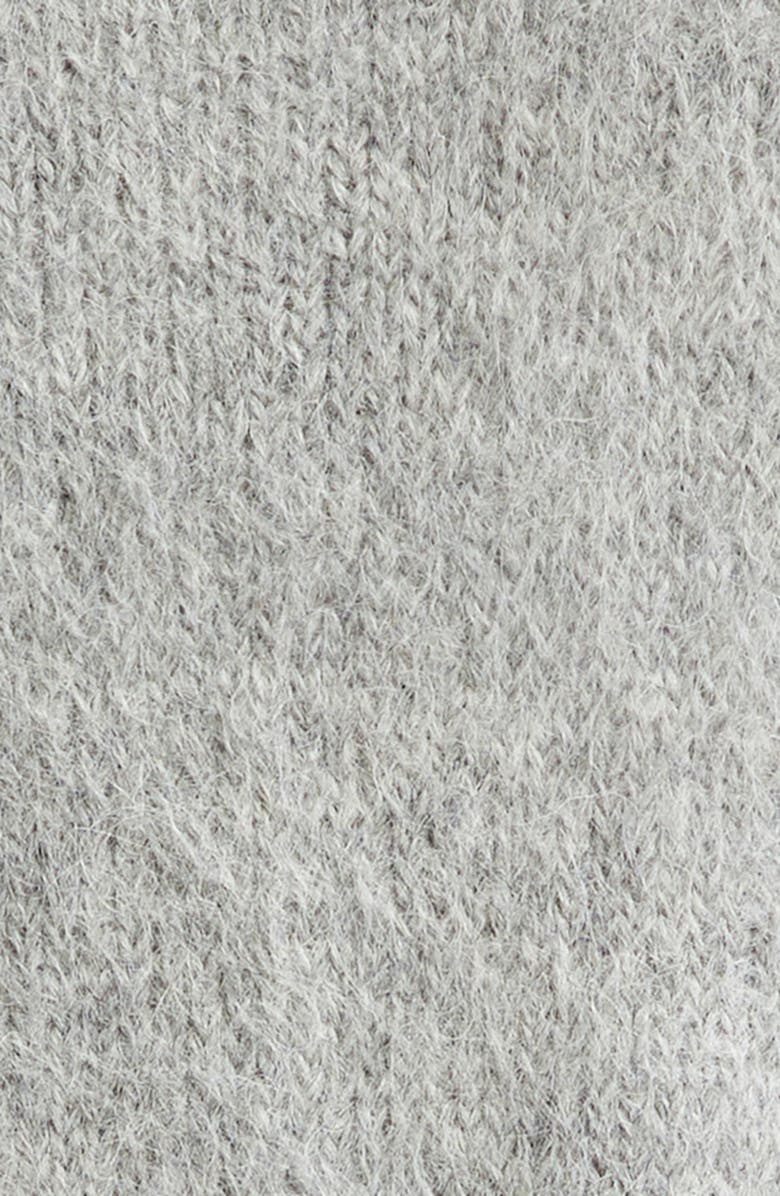 The Elder Statesman Thistle Alpaca Blend Cardigan, Alternate, color, 50 Light Grey