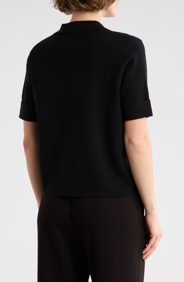 T Tahari Cardigan Sweater, Alternate, color, Black