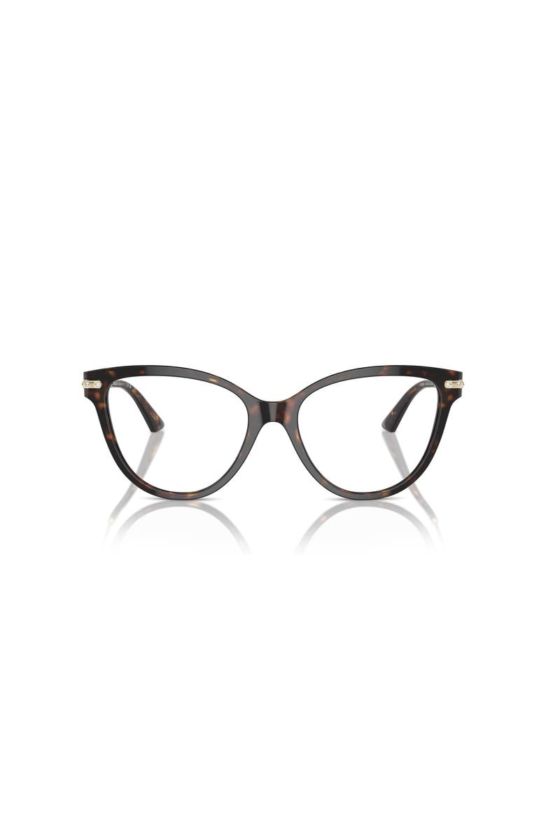 Jimmy Choo 52mm Cat Eye optical glasses, Alternate, color, Tortoise
