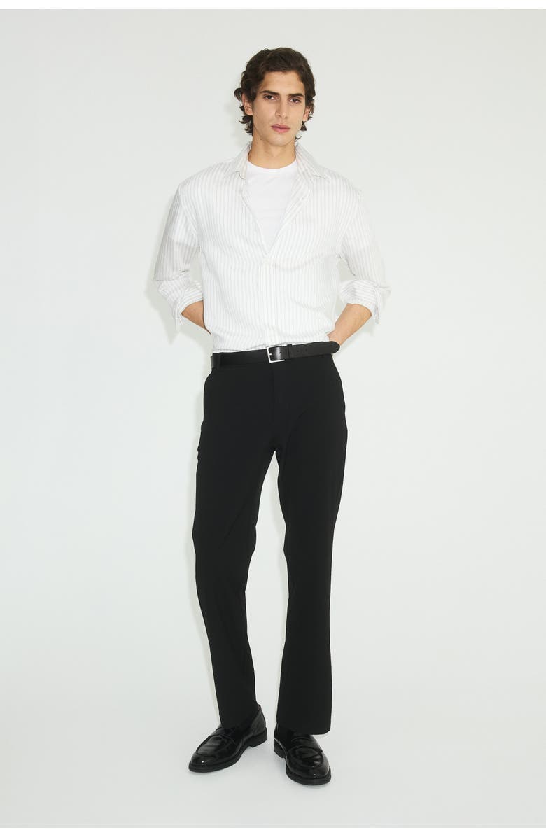 H&M Four-way Stretch Chinos, Alternate, color, Black
