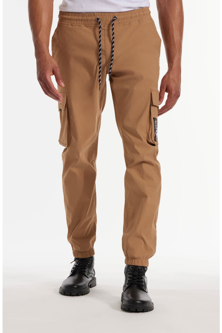 Draw Toggle Cargo Jogger, Main, color, Dark Khaki