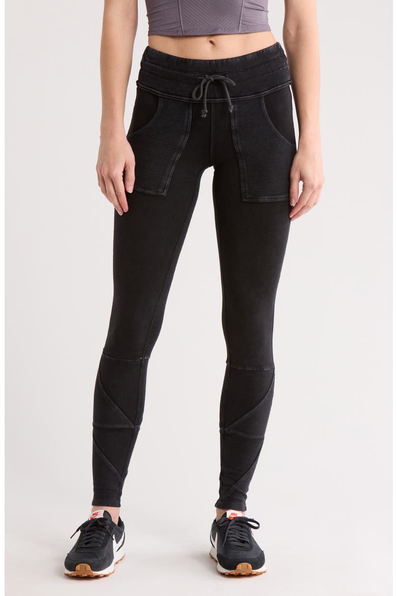 FP Movement Kyoto Pocket Leggings, Alternate, color, WASHED BLK