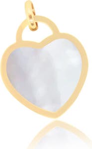 The Lovery Fine Jewelry Mother of Pearl Heart Charm