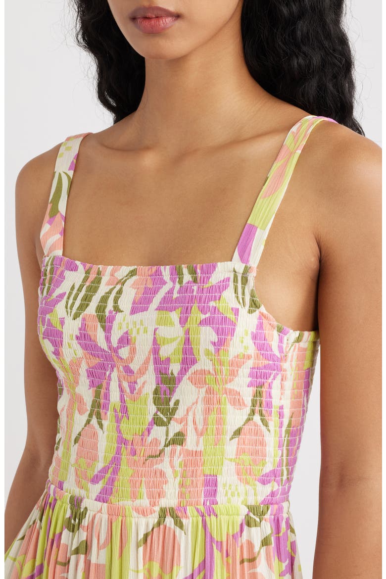 Topanga Canyon Print Sleeveless Maxi Dress, Main, color, PINK MULTI