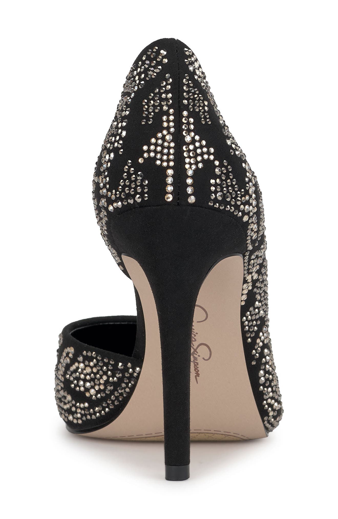 Jessica Simpson Prizma Rhinestone Pump, Alternate, color, Black