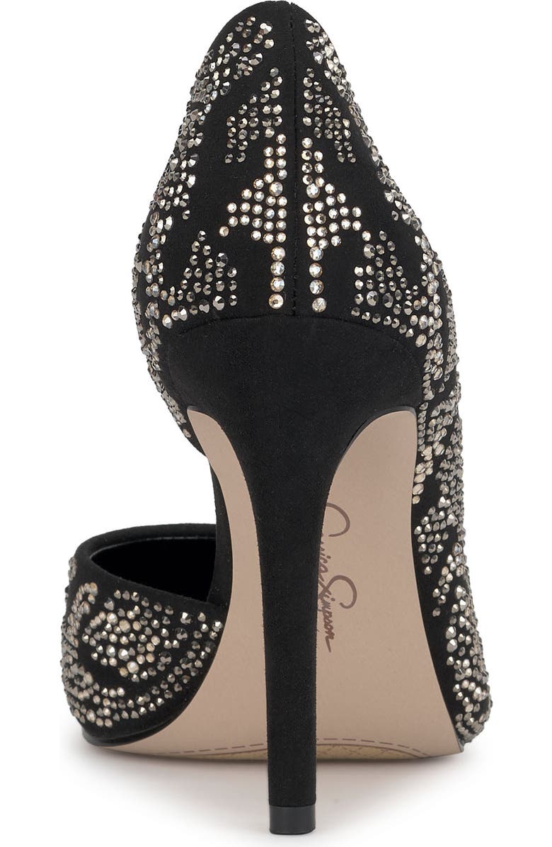 Jessica Simpson Prizma Rhinestone Pump, Alternate, color, Black
