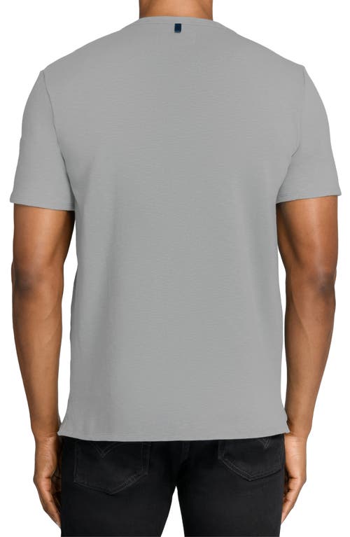 Wrk W.r.k Asher White Slub Stretch Cotton & Modal T-shirt