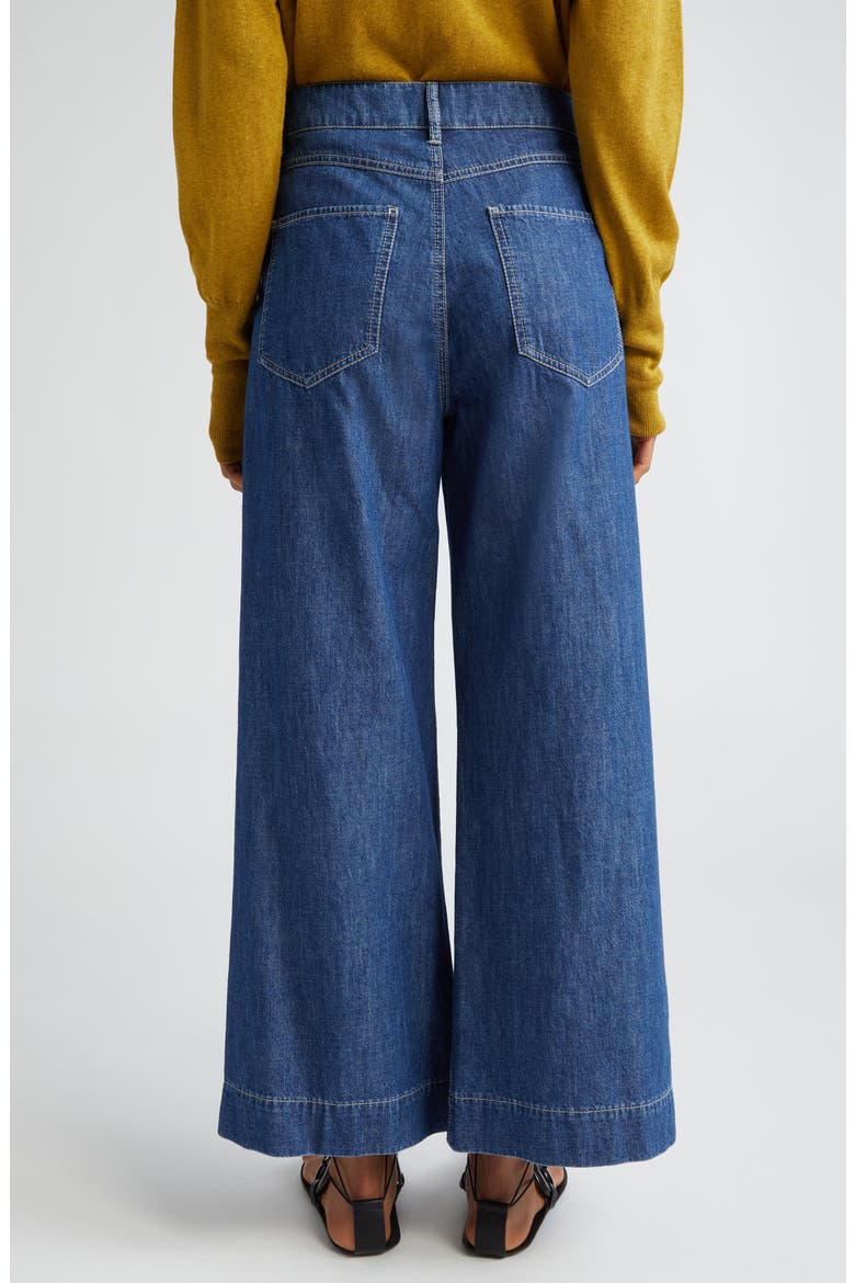 Zendaya Wide Leg Jeans, Alternate, color, CORNFLOWER BLUE