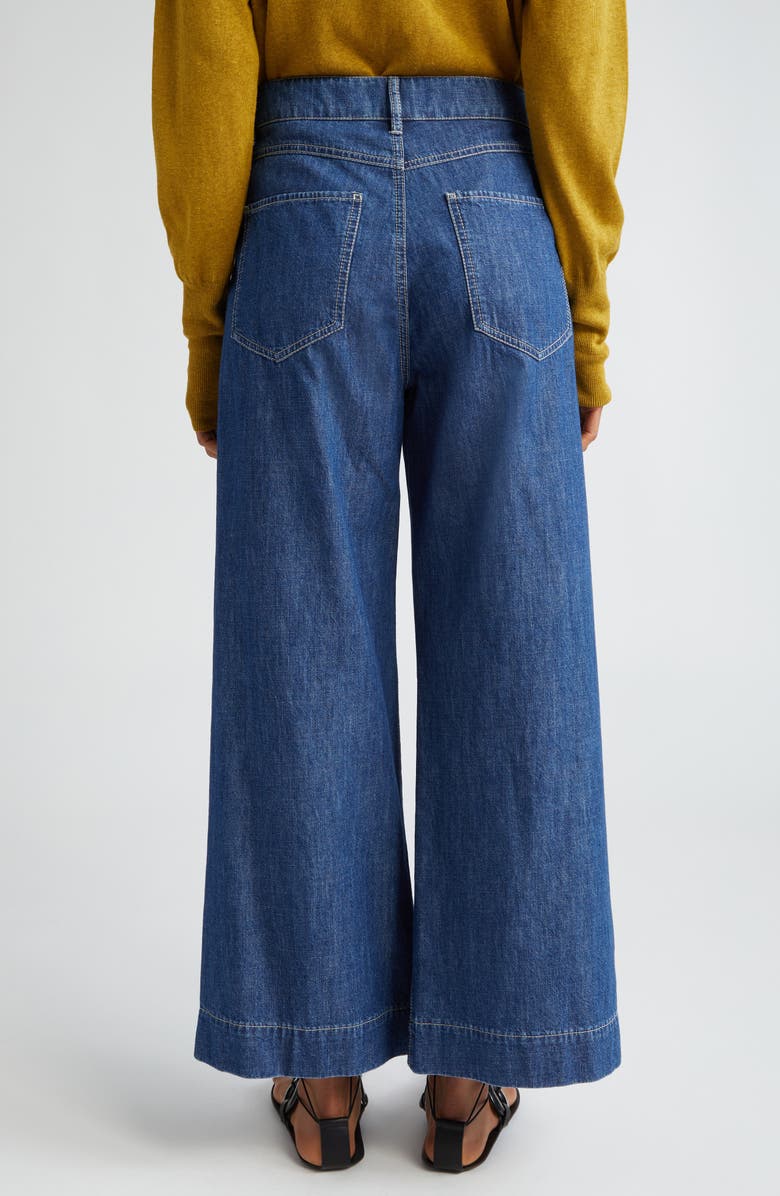 Max Mara Zendaya Wide Leg Jeans, Alternate, color,