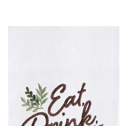C & F Home C&f Home Eat, Drink, Thankful Pumpkin Towel In Multi