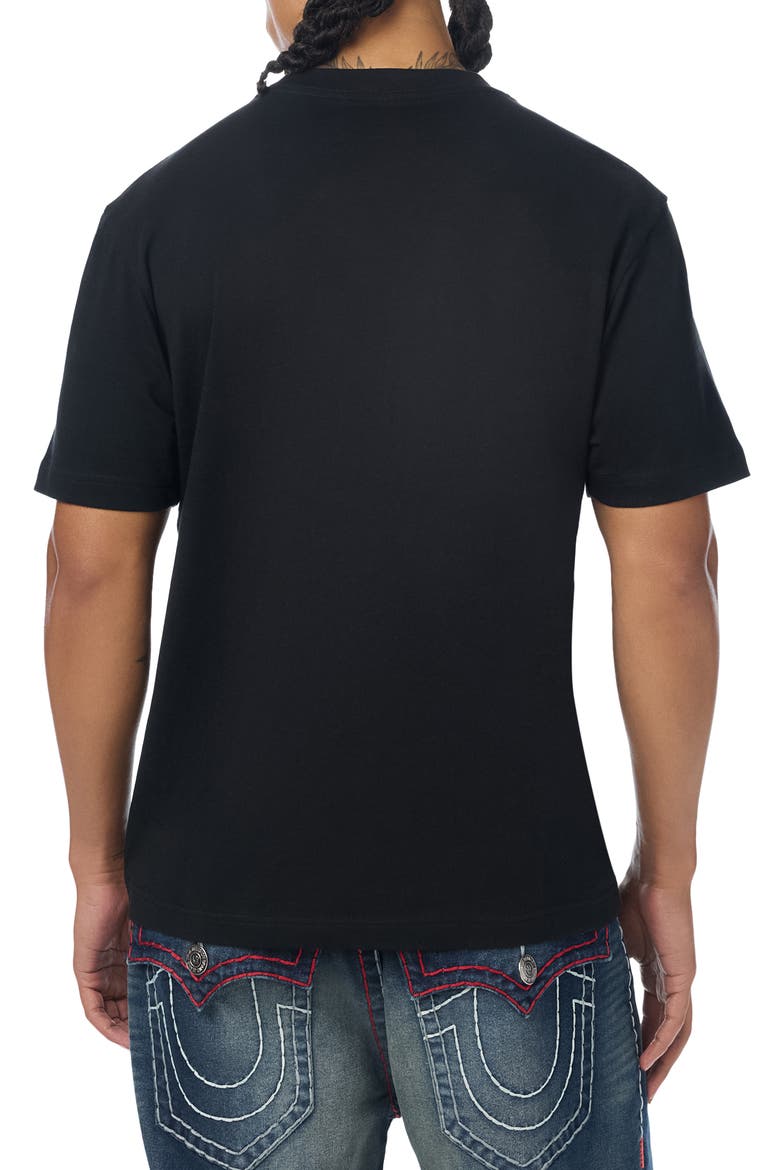 Crystal Logo Graphic T-Shirt, Alternate, color, JET BLACK
