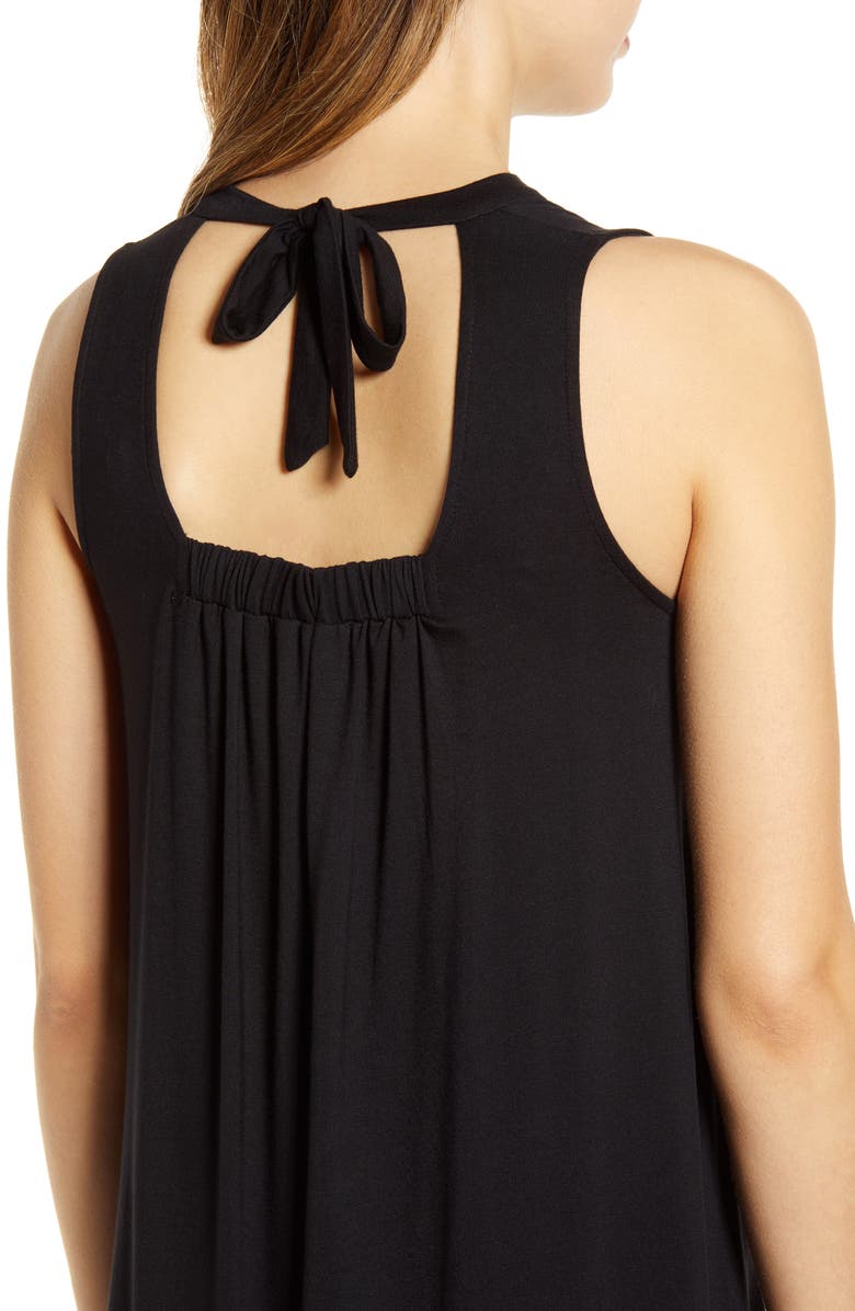 Loveappella Tie Back Tank Dress, Alternate, color,